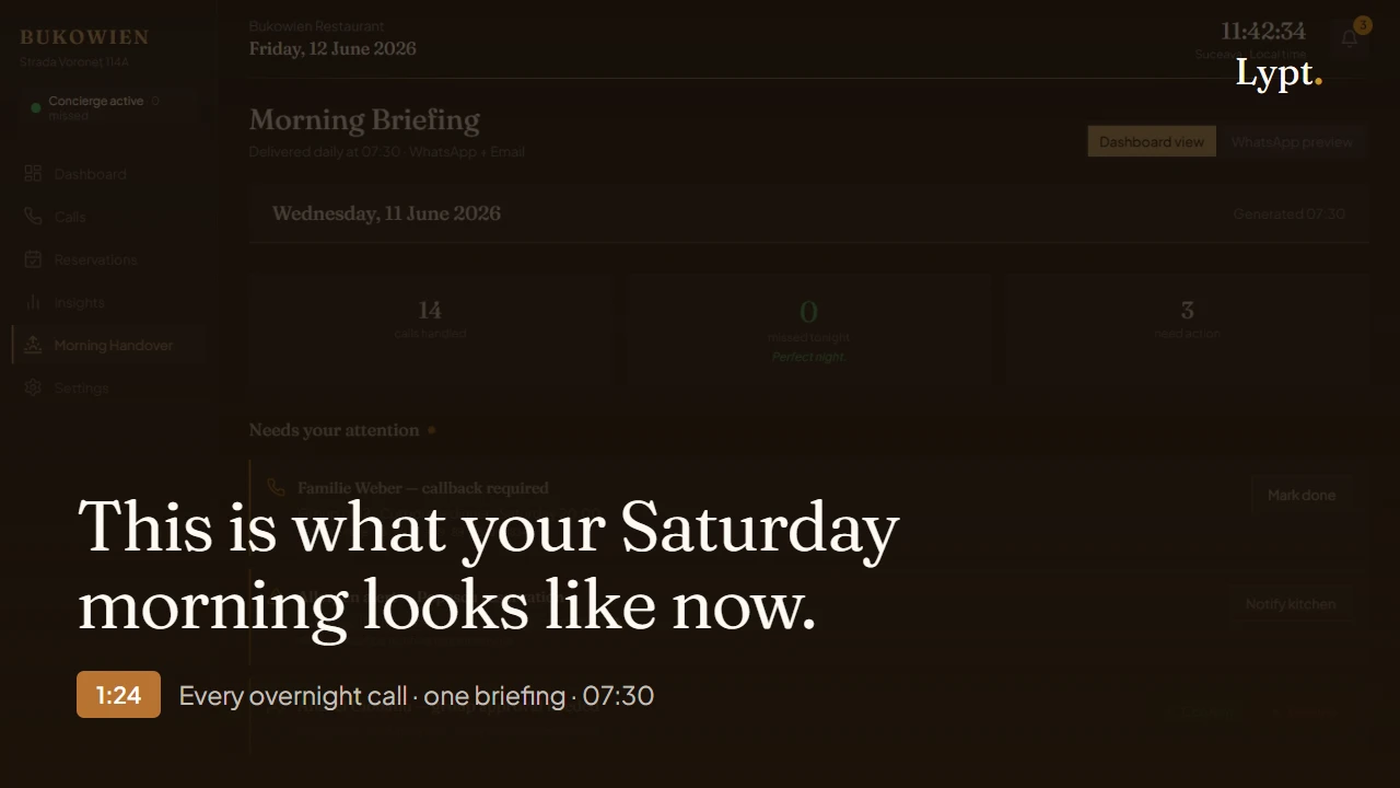 Preview frame of the Lypt morning briefing walkthrough
